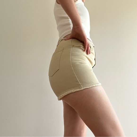 NWT OAK + FORT TAN BUTTON FRONT  SHORTS - 25 - Picture 5 of 13